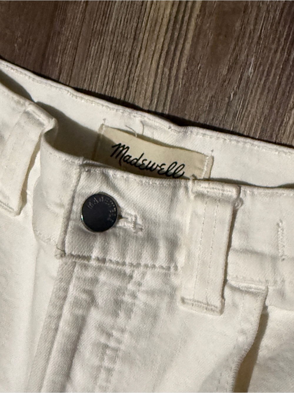 Madewell The Perfect Vintage Wide Leg Crop Jeans Women's 28 High Rise in Tile Wh - Picture 3 of 8